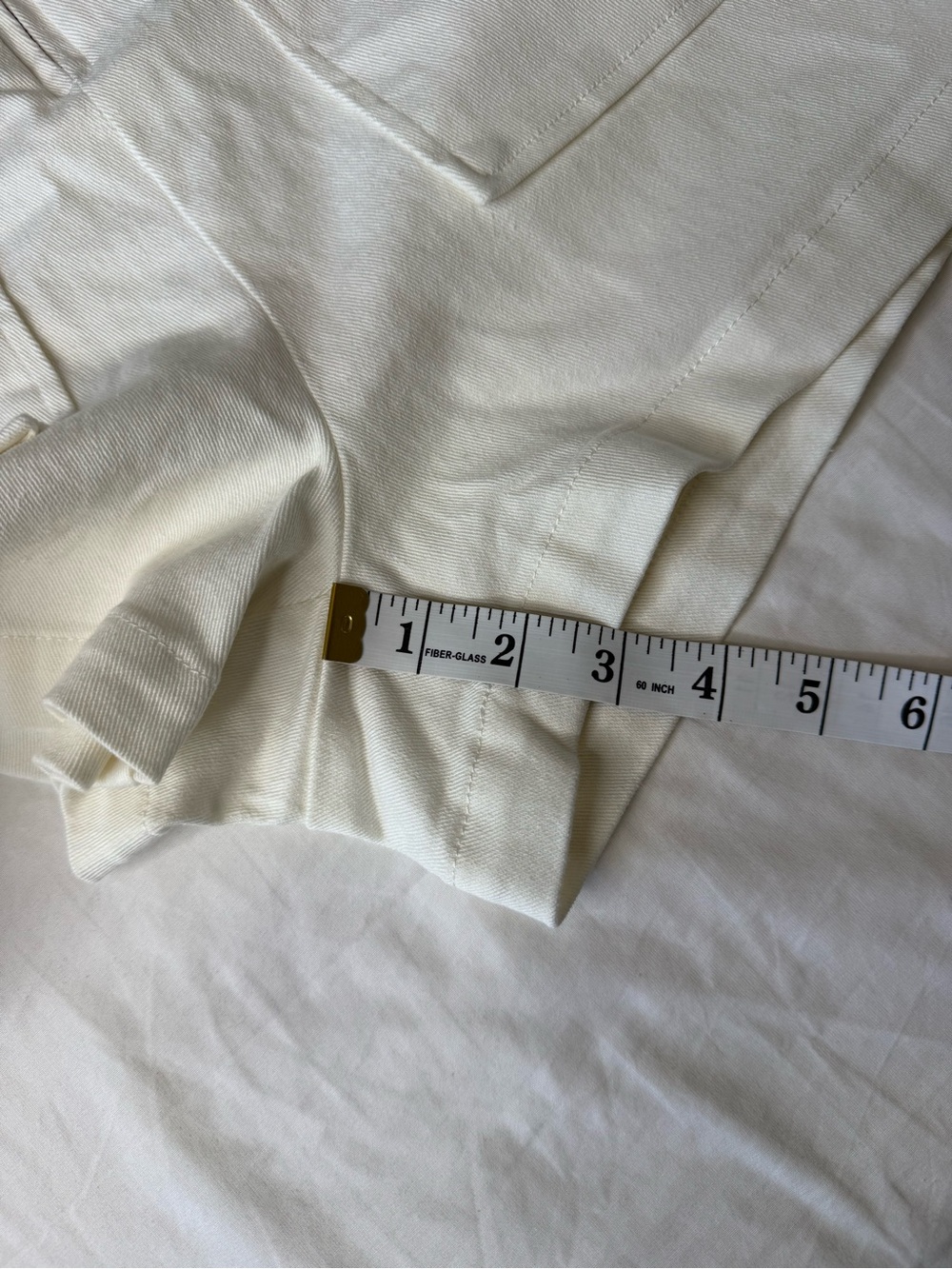 Show Me Your MuMu Outlaw Denim Romper Pearly White Small Revolve NWT - Picture 13 of 15